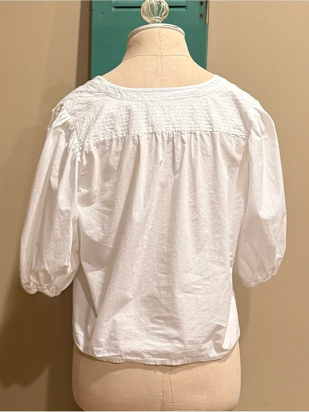 Anthropologie crisp white